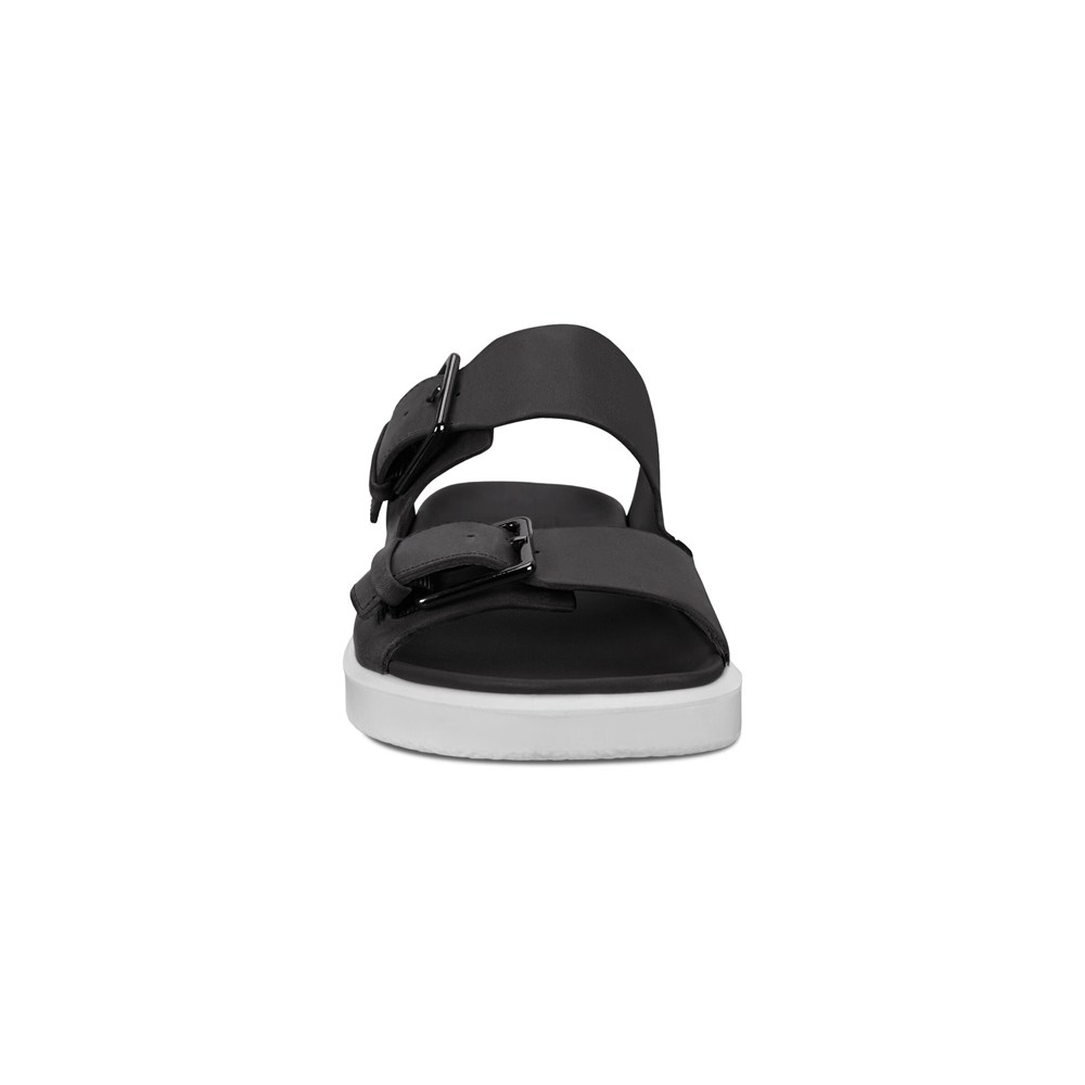 ECCO Mens Slides Black - Flowt Lx - NBR-185743